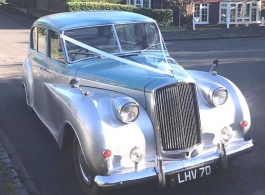Classic 1960's wedding car for hire in Ascot